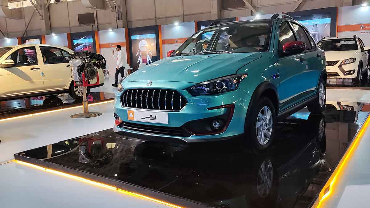 سایپا در نمایشگاه خودرو تبریز 1404