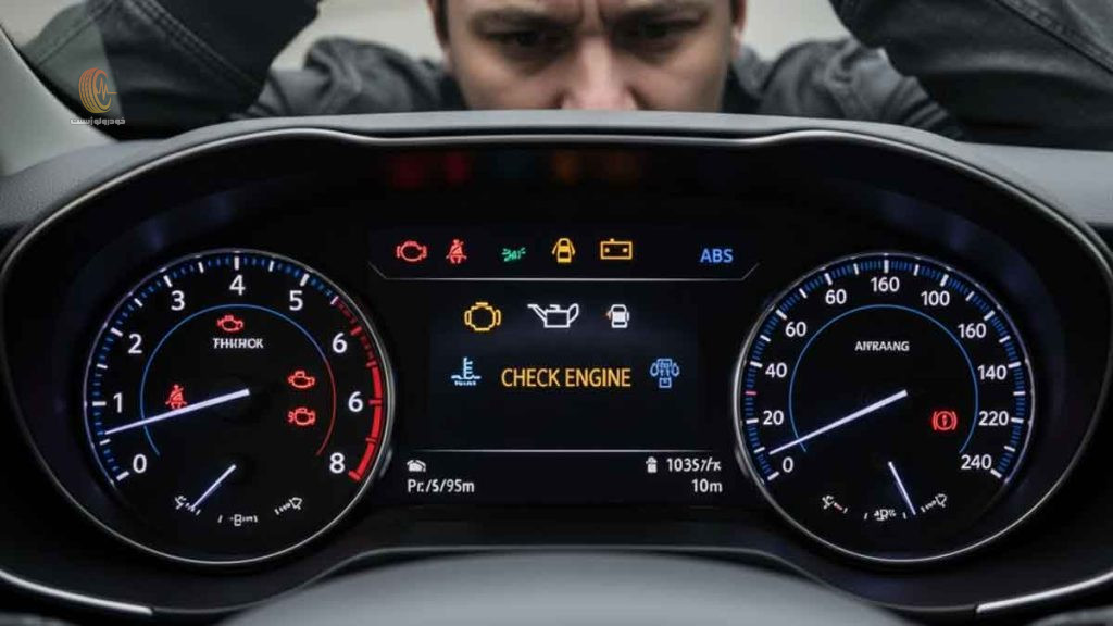 روشن شدن چراغ چک خودرو