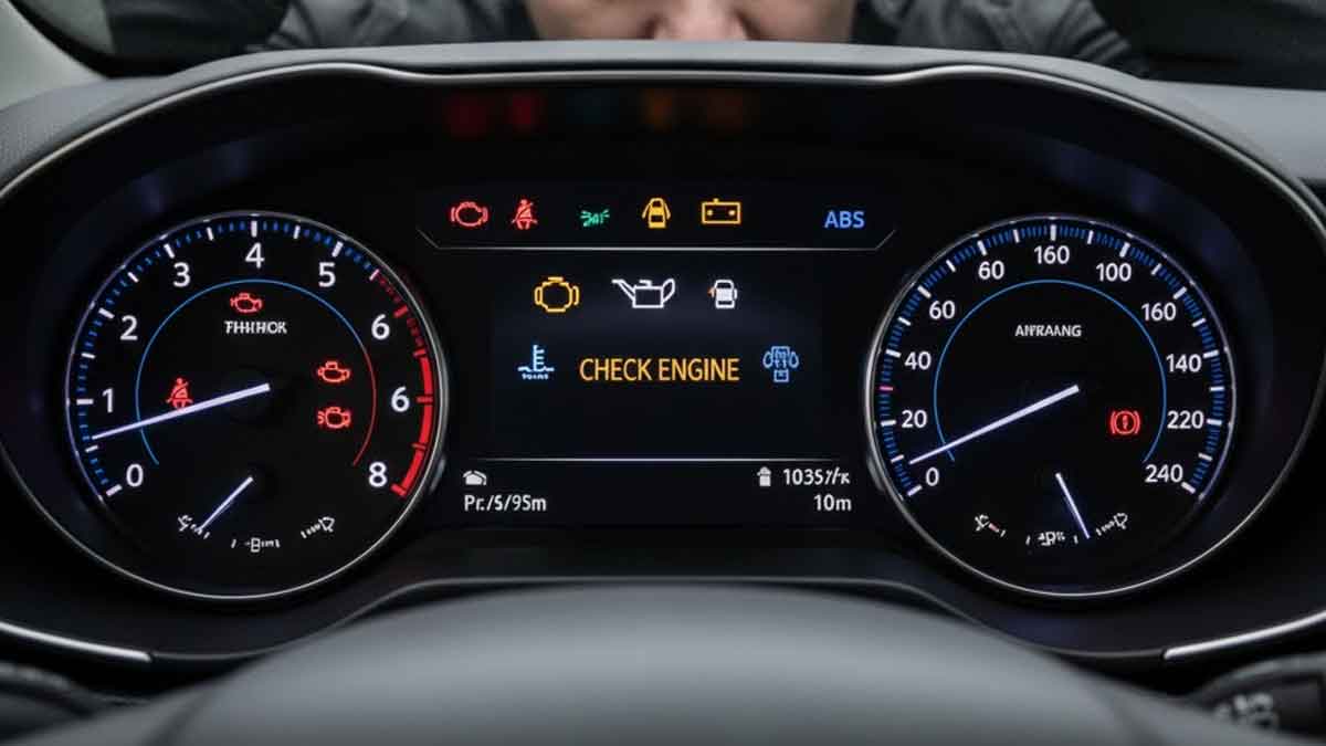 معنی چراغ پشت آمپر ماشین