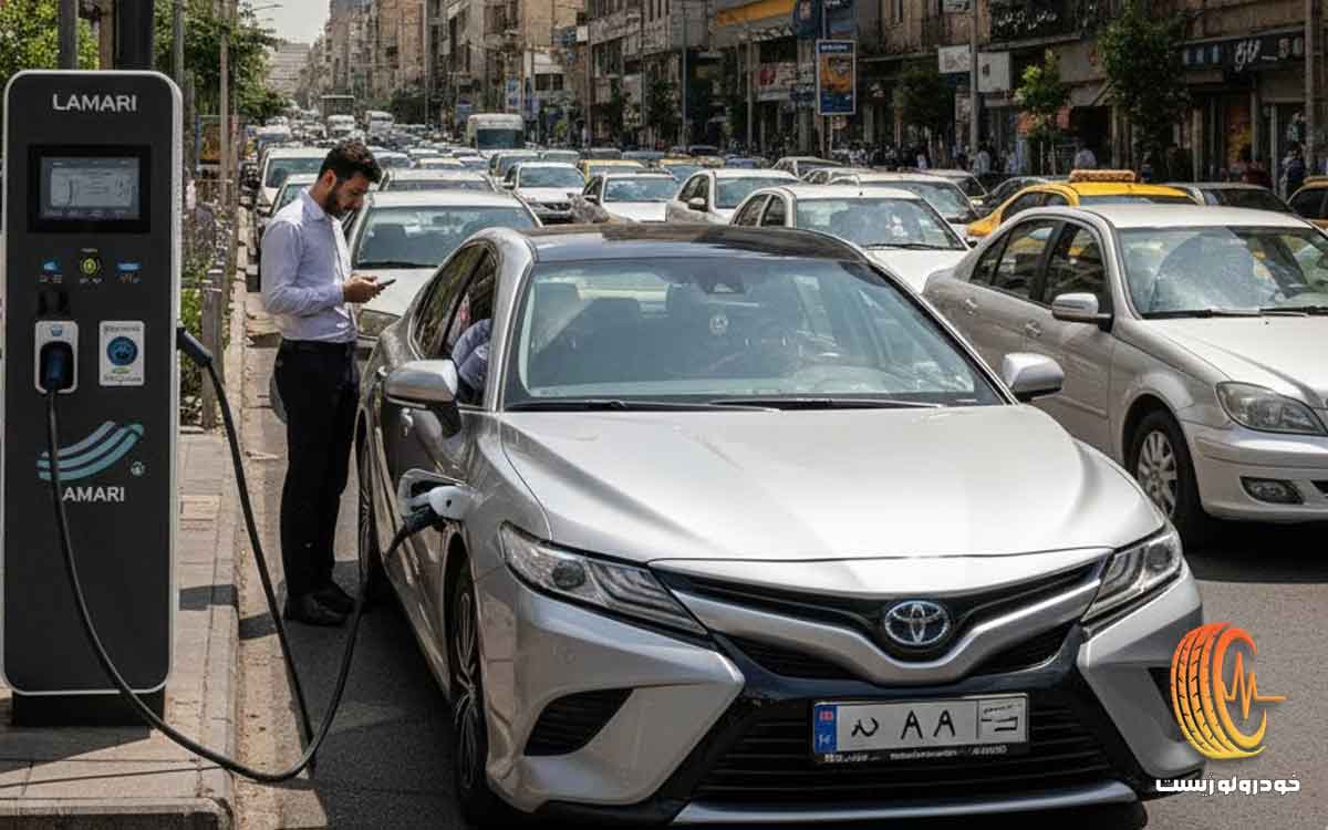 پیامک جریمه طرح زوج فرد برای خودروهای برقی و هیبرید