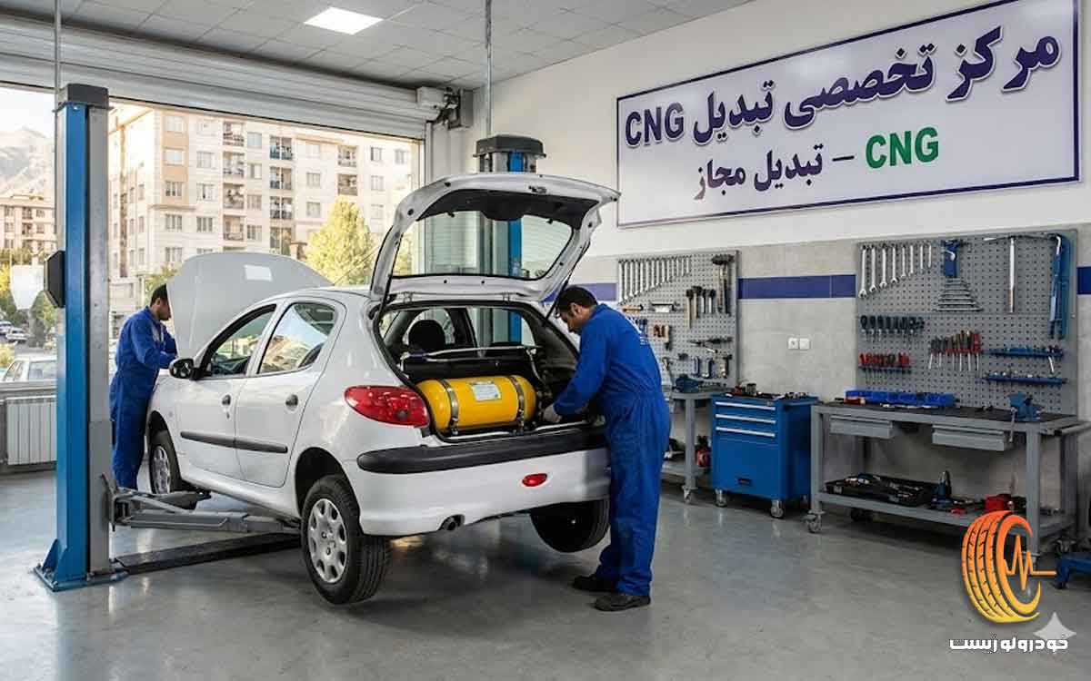 تبدیل رایگان خودرو به دوگانه سوز CNG