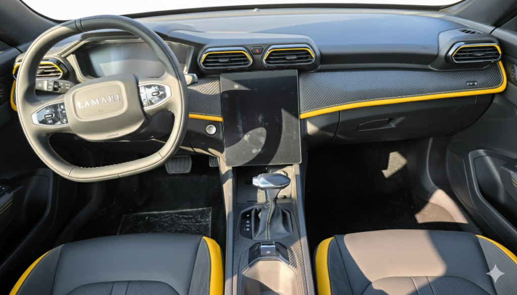 مقایسه لاماری اکو و تارا توربو اتوماتیک - داشبورد لاماری Echo