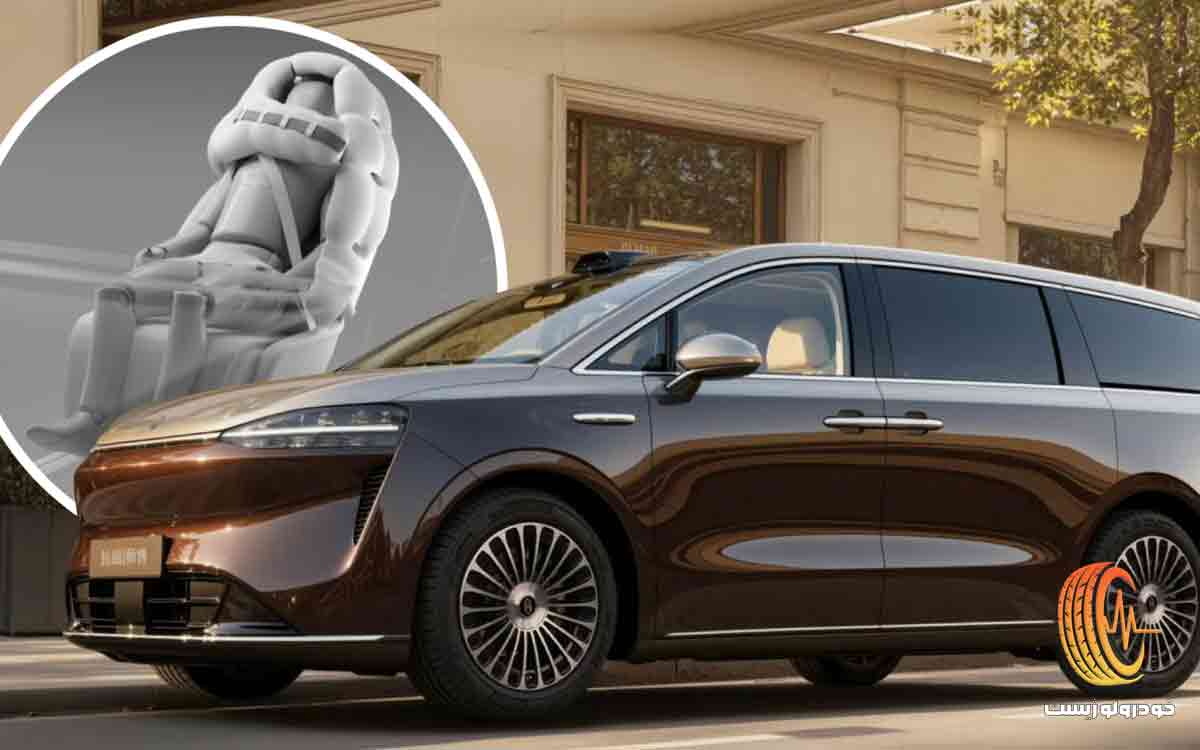 لوکسید V9 اولین خودرو تولید انبوه با ایربگ کلاه ایمنی در صندلی