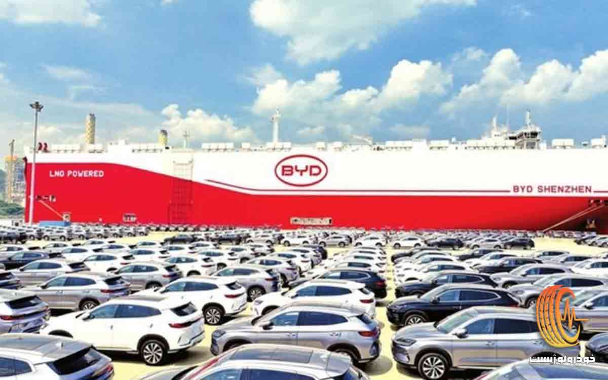 صادرات خودرو چین در سال 2025