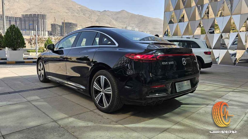 تست و بررسی مرسدس بنز EQE 500 سدان راسا موتور خاورمیانه