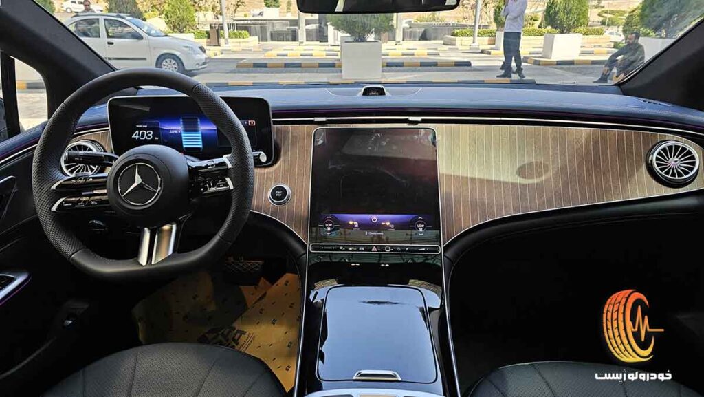 داشبورد و اتاق مرسدس بنز EQE 500 سدان راسا موتور خاورمیانه