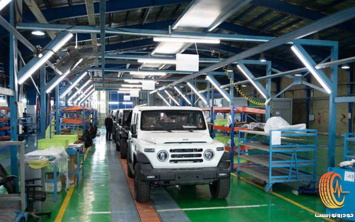 خط تولید خودروی 212 خودروسازی ایلیا